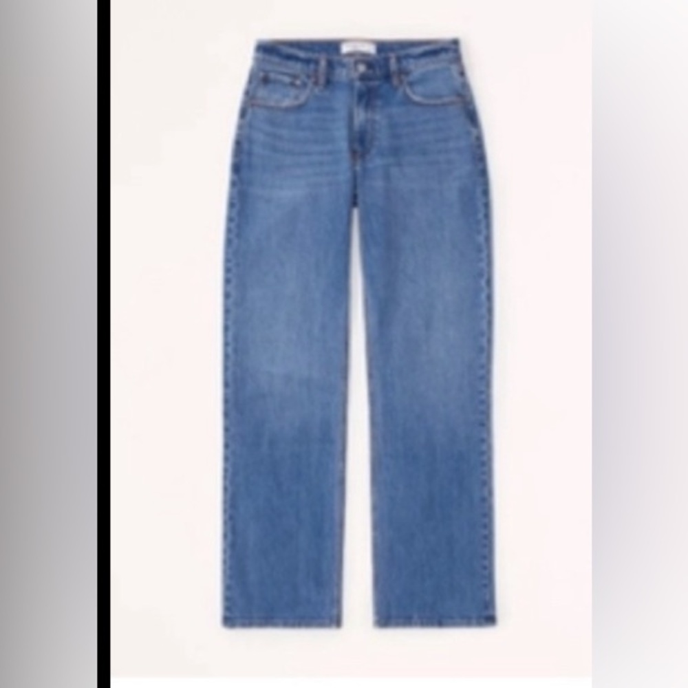 ABERCROMBIE Low Rise Baggy Jean
